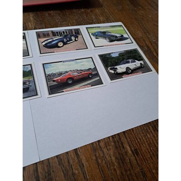 Vintage Lot of 11 1992 Collect A Card Musclecars Trading Cards FORD LOT - Picture 4 of 8